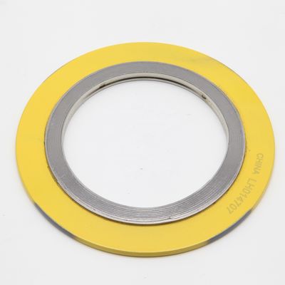 4.5mm * 3mm Flange Gasket 316 الحلقة الخارجية الداخلية 900 LB حشية الجرح الحلزونية