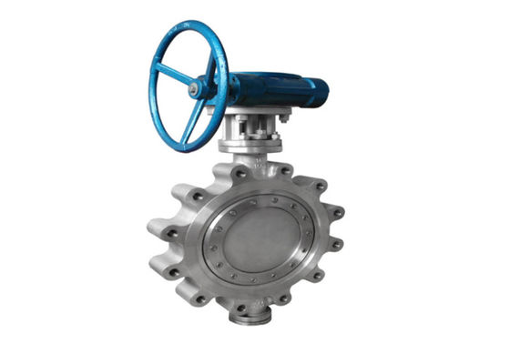صمام الفراشة ذو العروة الرقاقة ذو الحواف CI GGG40 Body PN16 Disc Butterfly Valve