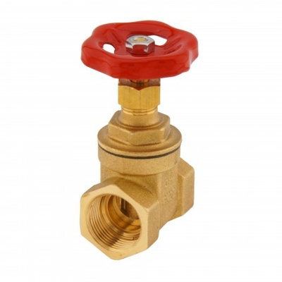 DN25 PN10 NPT End أنثى بوابة صمام نحاسي صغير التدفق المقاومة