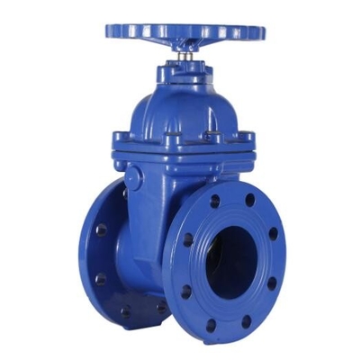 Pn16 Dn100 غير ارتفاع الجذعية مرنة ذات حواف بوابة صمام إسفين بوابة صمام 200psi الصلب بوابة صمام