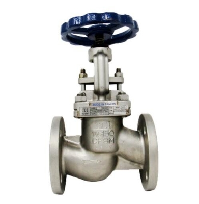 Api 598 Astm A351 Gr. CF8m Ss316 صمام شفة نهاية شفة من الفولاذ المقاوم للصدأ بالبخار