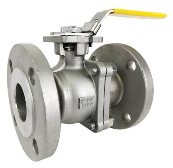 الفولاذ المقاوم للصدأ ASTM A312 TP316L 2 PC مرتكز الدوران الكرة صمام 16 &quot;150 # فئة الضغط المنخفض