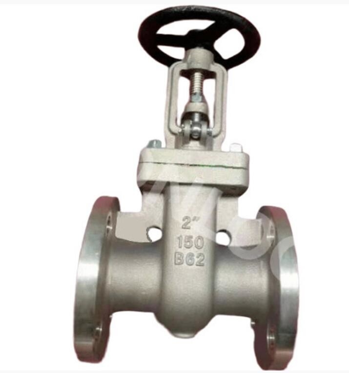 توبو DN100 4 بوصة ANSI 150LB ارتفاع الجذع الفولاذ المقاوم للصدأ 304 اليد عجلة الهواء شرف مقعد صمام بوابة